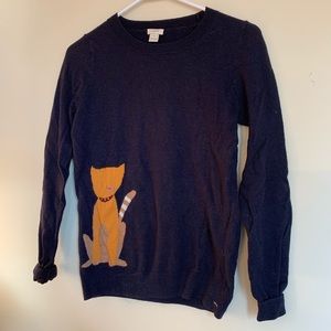 J. Crew Wool Cat Sweater